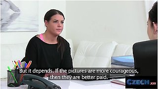 Vanny Ully & Daphne Angel’s Super Tanned Body on Couch