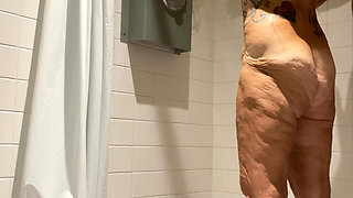 Sensual and Erotic Shower While Camping.
