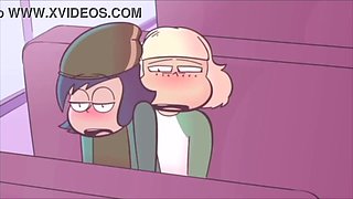Futa incident on the bus Toon Anime porn (manga porn fuck-fest on the bus, anime porn pornography public) PMV