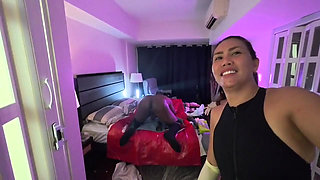 Dominafire Anal Fisting and Strapon Fucking Slave