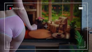 Tori Diamond Soaking Panties With Pee - Standing Squirting Tease In Homemade HD