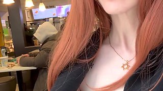 Having fun at a mcdonalds