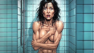 She Hulk: the Depraved Lust of a Green Skinned Slut. MILF in Shower. Visual Novel. Comic. Manga