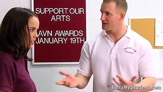 Hot Teenage girl Dillion Harper Gets Her Beaver Slammed By Coach