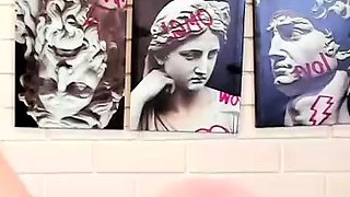 Amateur Webcam Cute Teen Plays Solo