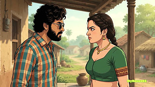 Indian Bhabi with Devar in Their Villege House