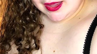 Busty brunette with big boobs rides cock