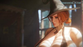 Red-haired COUGAR with Immense All-natural Bosoms Popshot (HQ Realistic Sexgame)