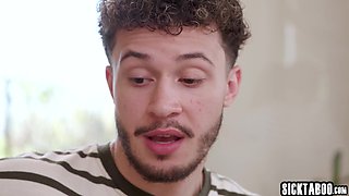 Perfect tit job by buxom mother in law