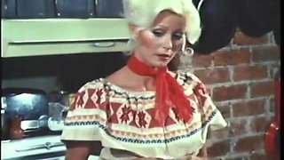 Vintage porno threesome with slut getting banged and creamed by two guys