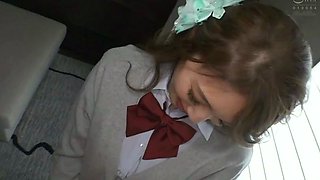 Japanese teen blowjob and hard fuck uncensored