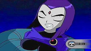 Only Starfire And Raven Can Take Cartoon Tentacle Cum