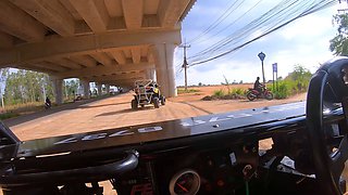 Off roading and Thai GF anal sex at home