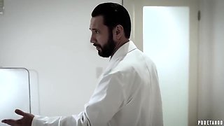 Hot Adria Rae At Doctors Office - Medical Sex With Young Brunette Teen 18+ In Eyeglasses