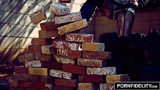 PORNFIDELITY Angela White Big Natural Titty Fucking