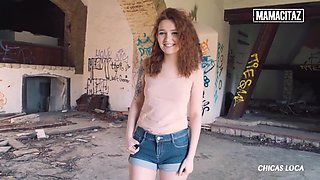 Crazy Redhead Latina Takes Big Dick In Abandoned Place With Shelley Bliss