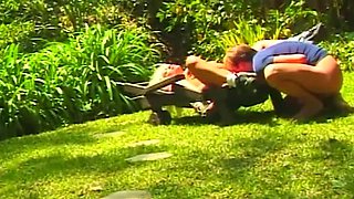 My Wife Outdoor Sex Retro - Rough Hardcore Fucking with Cumshot