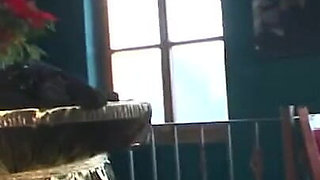 Humiliates stretches her pussy