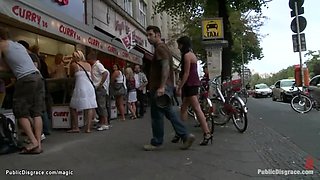 Euro slut fucked in truck parking