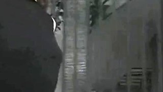 Naughty Teen Flashing her Butt on the Street and Playing