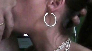 Girl Swallows After Intense Face Fuck