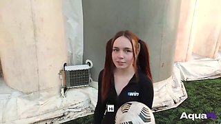 Witness raw passionate thrill with a football star's intense allure