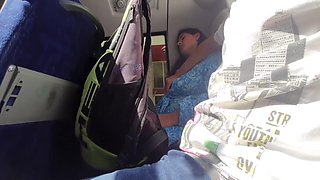 Stepson Suddenly Starts Touching His Busty Stepmoms Tits And Pussy In The Bus After Work 5 Min