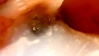 Amateur solo jock jerks his throbbing cock