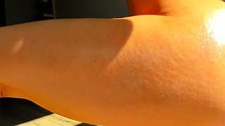 Cute teen anne solo anal masturbation