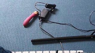 Sexy hottie Anetta Keys enjoys a solo toy masturbation