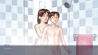 step sister and anon make hot seen in summertime saga part 5