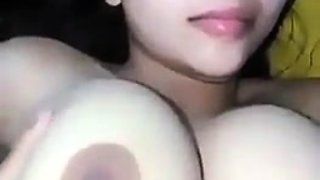 Close up with asian cutie getting clit rubbed