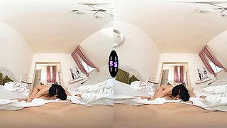 Spa babe ara mix takes facial cumshot then hauls him to the pool - tmwvrnet