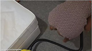 Watching My Stepsister Vacuum Clean - Best Upskirt No Panties View