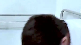 Teen Blonde Pees at the Doctor