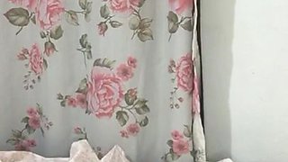 Passionate beauty explores sensual dildo pleasures with thick toy