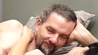 Authentic Couple - Intimate Lotus Position Fuck - Vertical Video