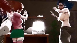 Hacker revved 2 poons into weenies, 3 DIMENSIONAL Animated Futa on Futa