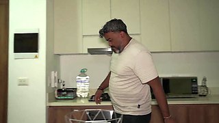 A stranger comes in the home of huge-titted blondie COUGAR Monique Fuentes, and she knows how to handle him.