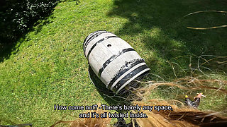 Predicament - Endurance - Slave Locked in Barrel Used as Human Toilet (233)