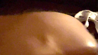 Penetrating her tight pussy from behind