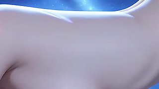 Nude Woman on Knees Giving Eager Oral to Beautiful Woman