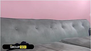 Ike Diezels Cum Splashes Angelina Valentines Glasses In Porno Dans Out-of-control Blowjob Battle!