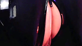 Latex Hot Teasing Video, Rubber Catsuit
