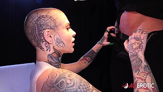 Punk Vixen in Wild Tattooed Interview Erotic Passion