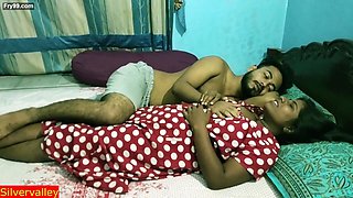 Amazing Steamy Desi Teenie Couple Honeymoon Love making