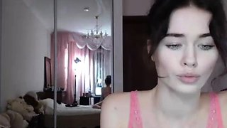 Amateur striptease and Solo masturbation