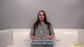 Sensual Czech Beauty Mesmerizes in Solo Audition