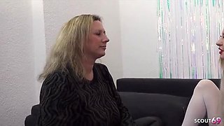 German Teen FFM Threesome Deepthroat Gagging on Big Natural Tits - Kathy Deep, Maria Gail, Jason Steel