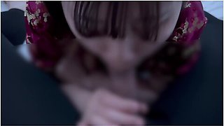 Intense Blowjob In A Chinese Dress